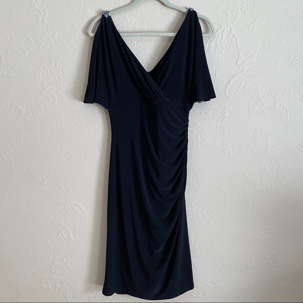 Lauren Ralph Lauren Essentials Black Dress sz8 NWT